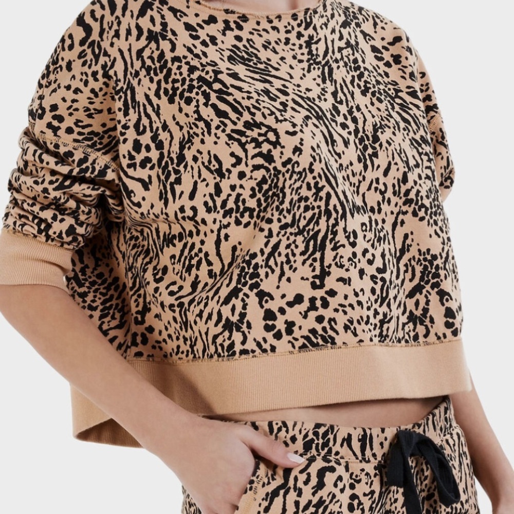 Leopard Print Sweatshirt